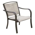 Cape Soleil, Richmond Commercial Sling Aluminum Chat Sling Chair